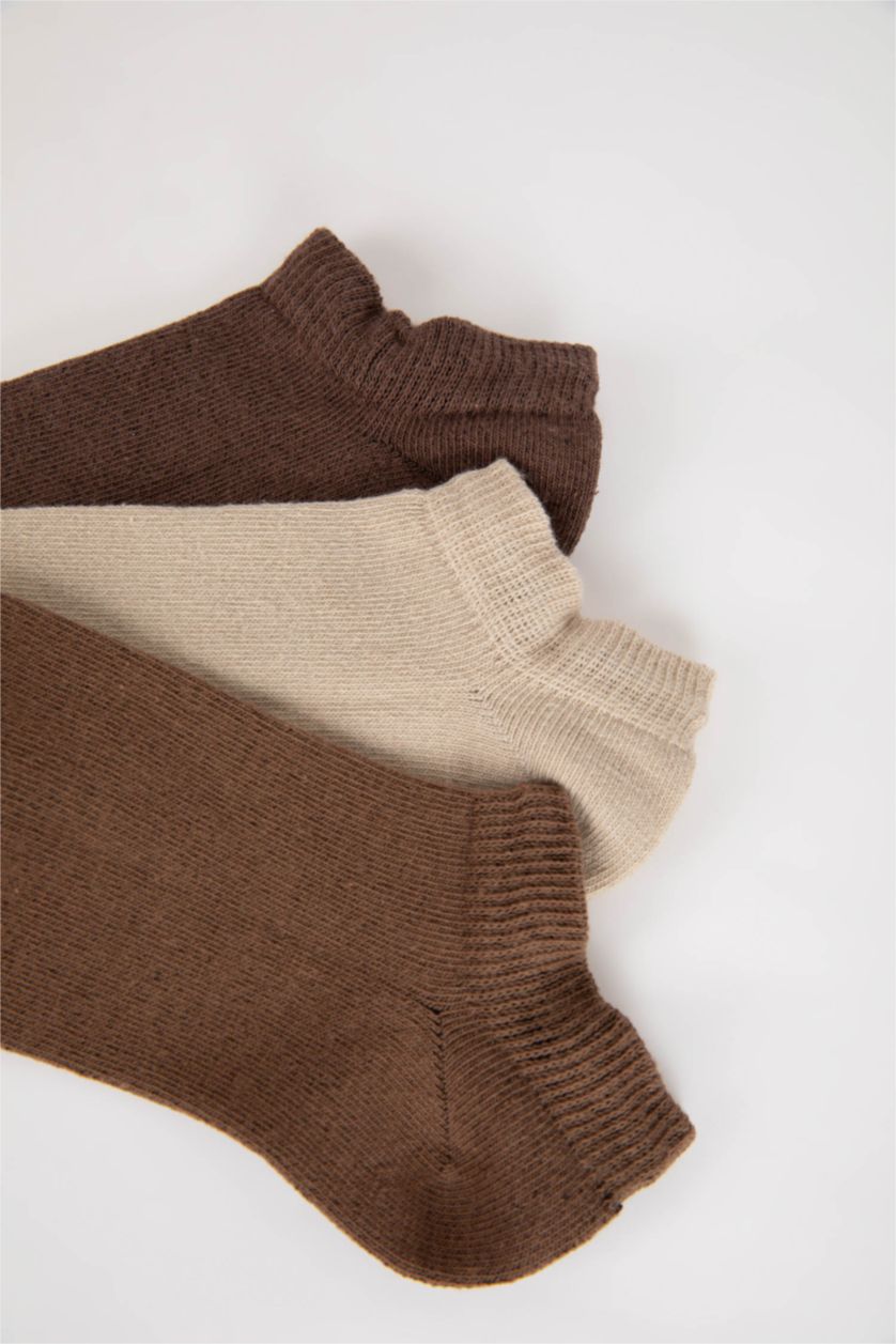 Мальчики и подростки Светло коричневый Короткие носки из хлопка для мальчиков, 3 пары