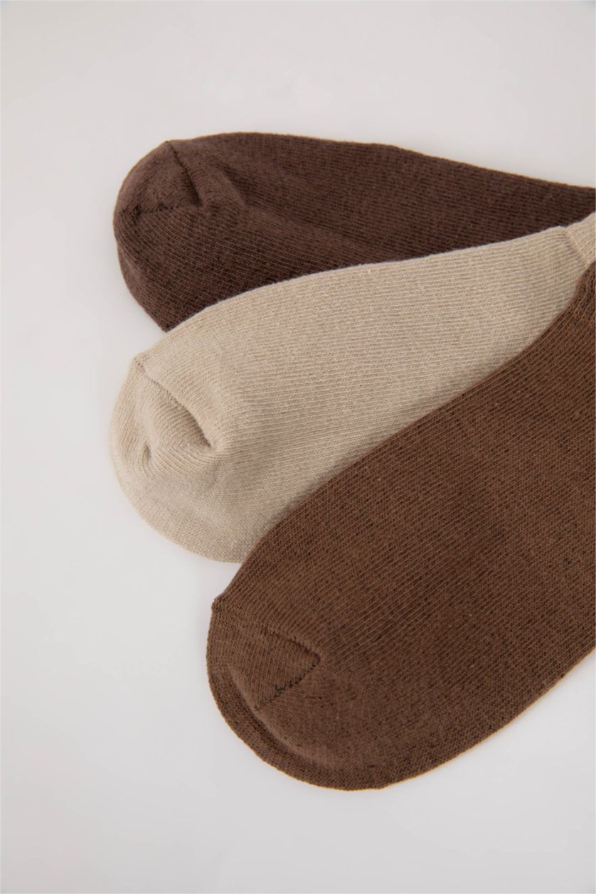 Мальчики и подростки Светло коричневый Короткие носки из хлопка для мальчиков, 3 пары