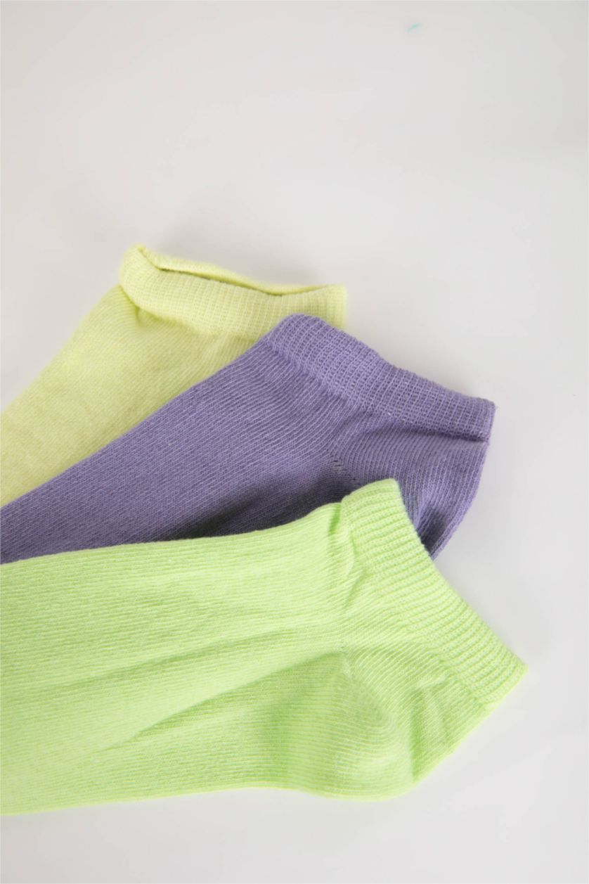 Young Girls - Teen Girls Light Green Girl 3 piece Short Socks