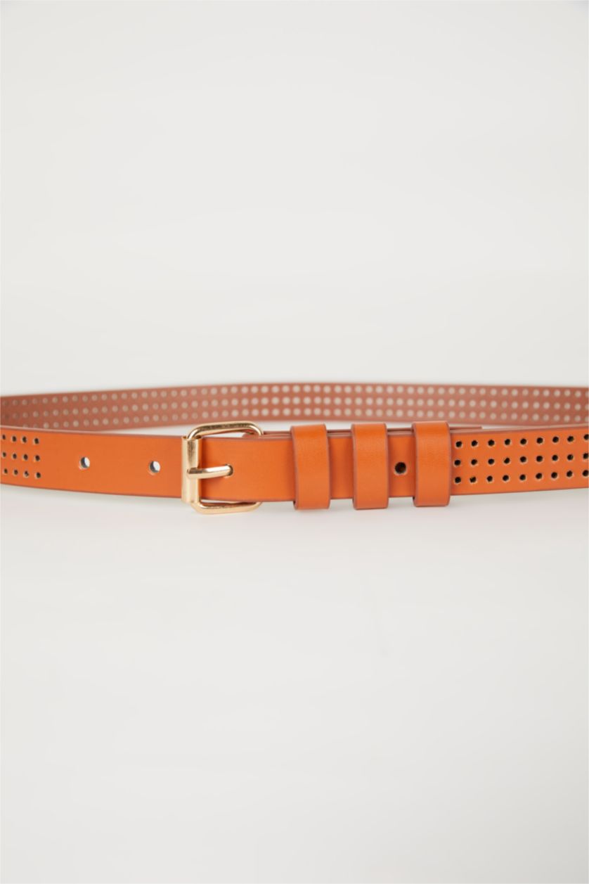 Женщины Разноцветный Ремень из искусственной кожи для женщин, 2 шт