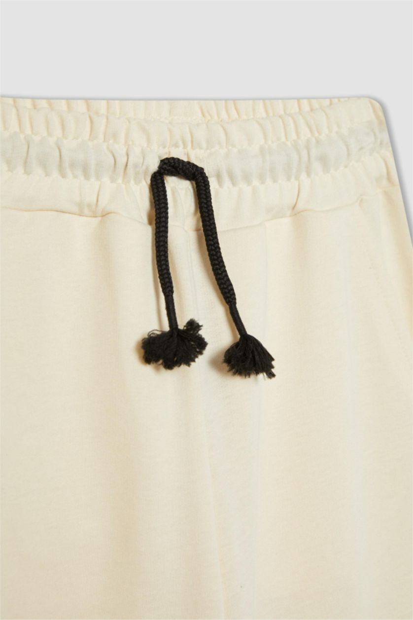 GIRLS & TEENS Ecru Girl Jogger Sweatpants