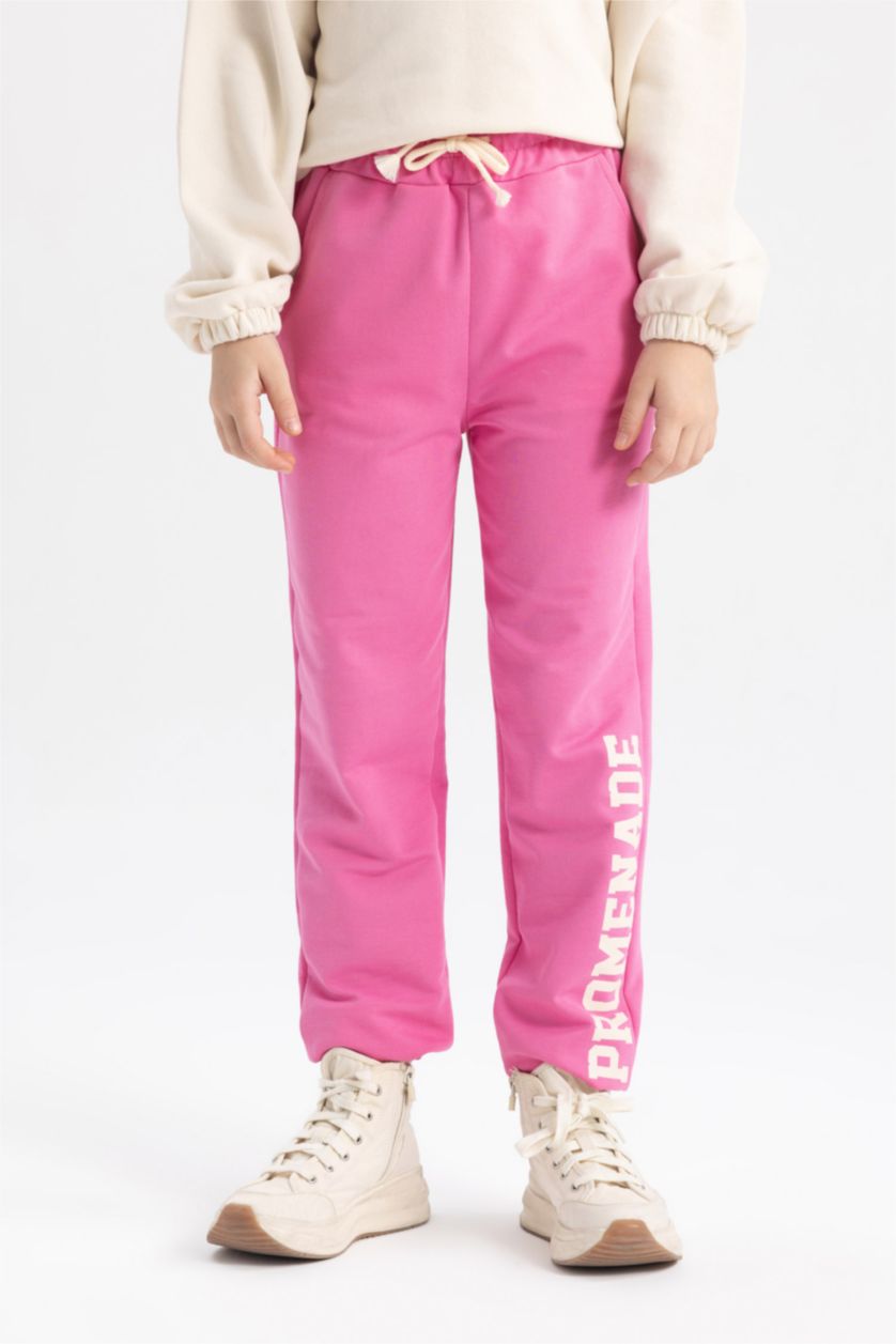 FILLES Rose Pantalon De Jogging imprimé Pour Fille