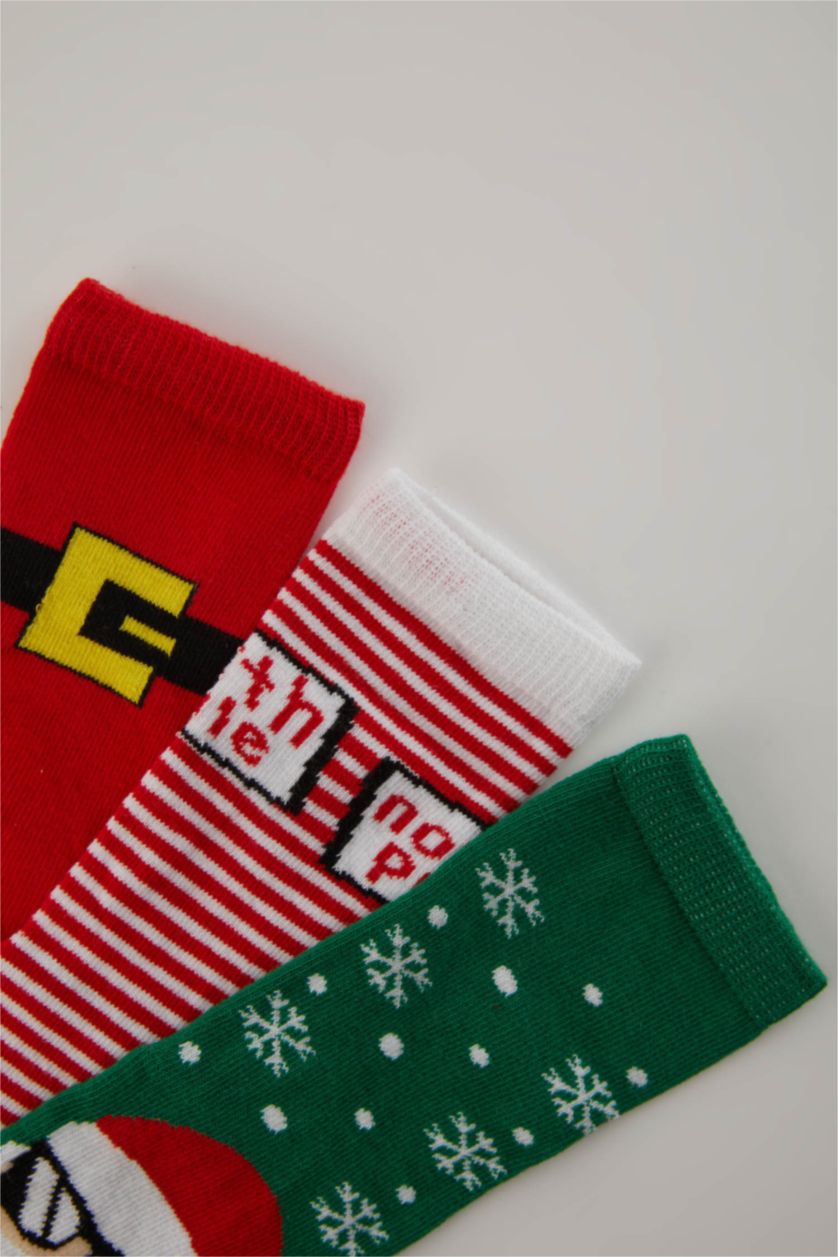 GARÇONS Karma Chaussettes Longues Coton de Noël Pour Garçon - 3 Paires