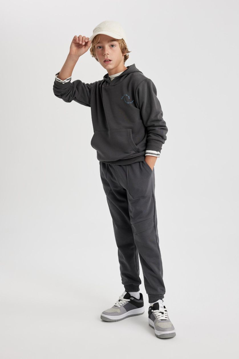 BOYS & TEENS Anthracite Boy Jogger Sweatpants