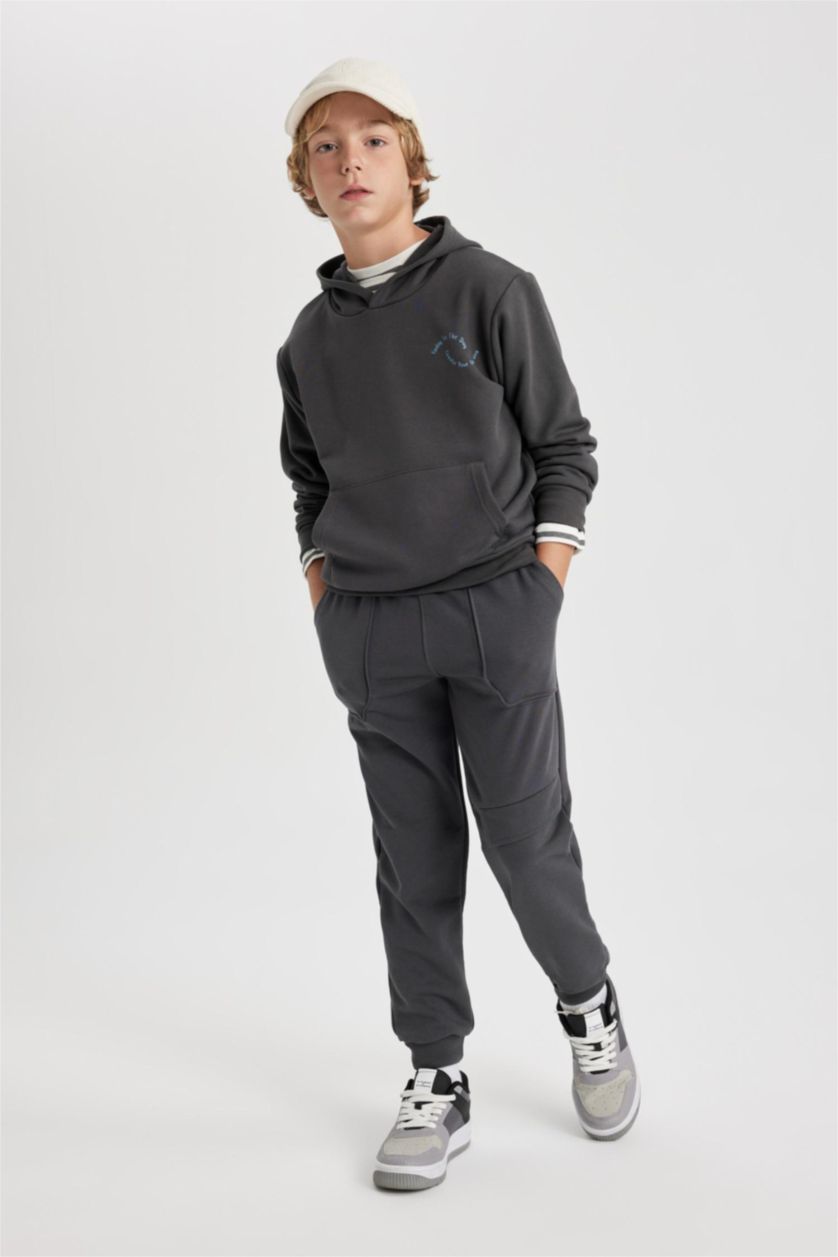 BOYS & TEENS Anthracite Boy Jogger Sweatpants