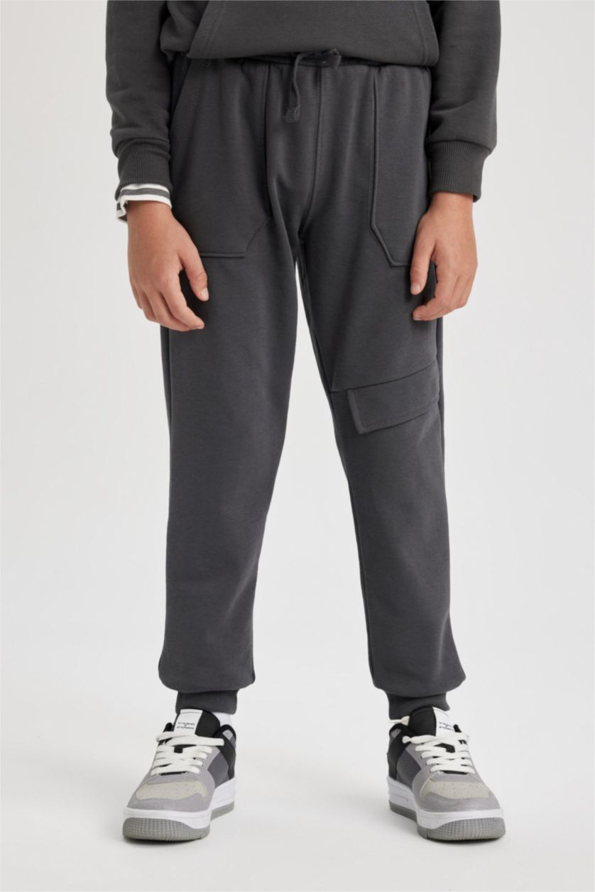 BOYS & TEENS Anthracite Boy Jogger Sweatpants