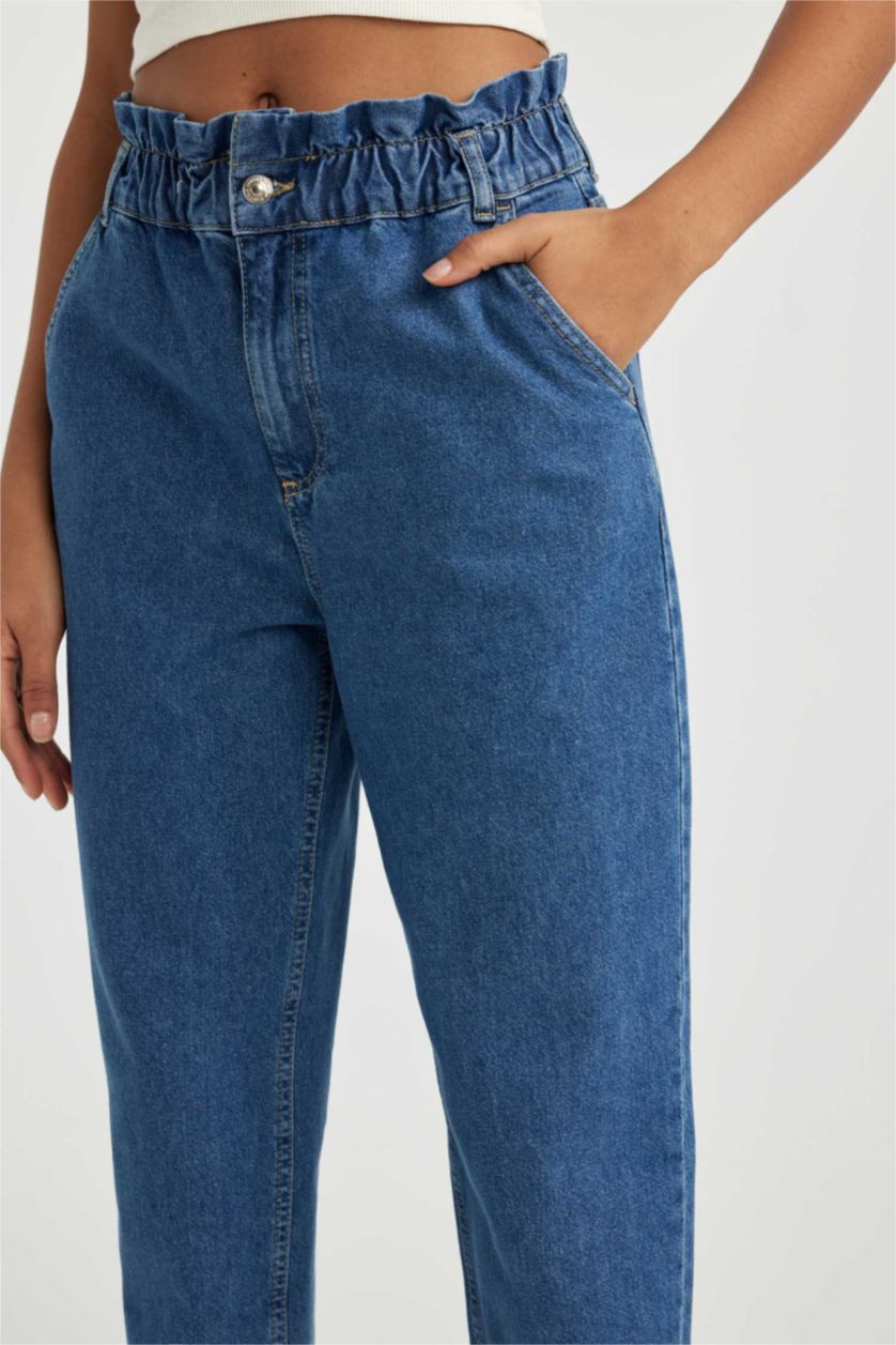 حريمي أزرق غامق بنطلون جينز بيبرباج