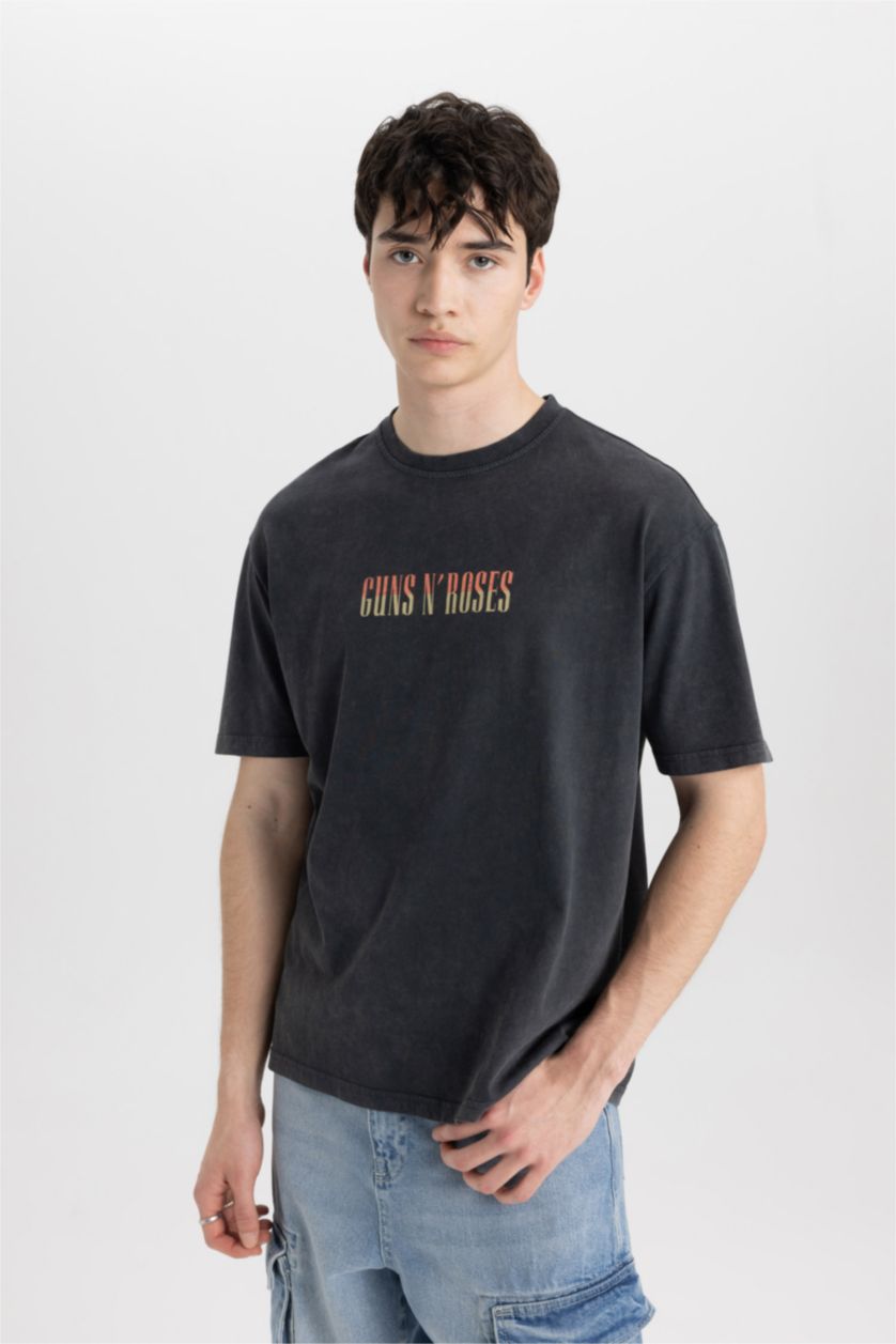 MAN Anthracite Regular Fit Short Sleeve T-Shirt