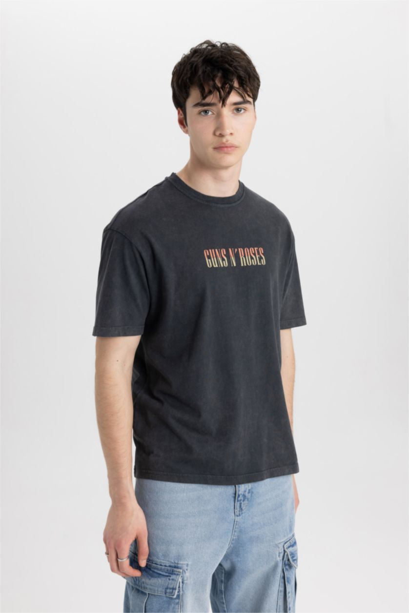 MAN Anthracite Regular Fit Short Sleeve T-Shirt