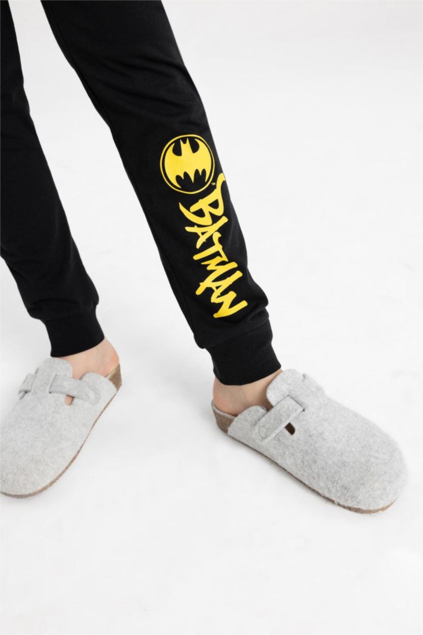 أولادي أسود طقم بيجاما اولادي قصة عادية من باتمان - قطعتين