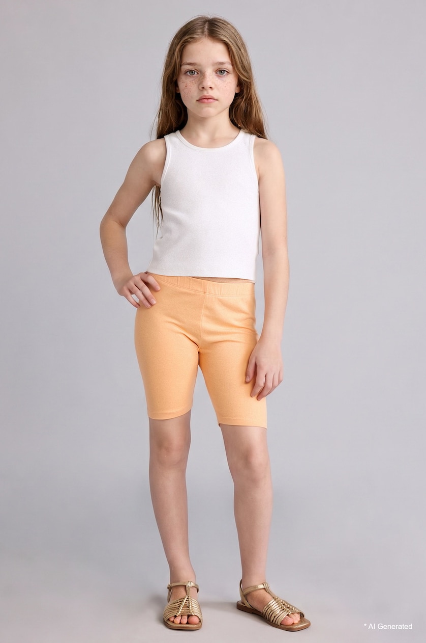 GIRLS & TEENS Salmon Girl Short Leggings