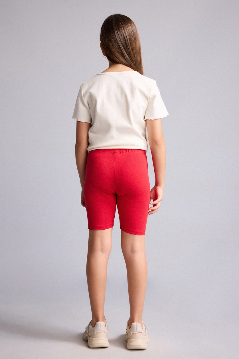 FILLES Rouge Legging court pour fille