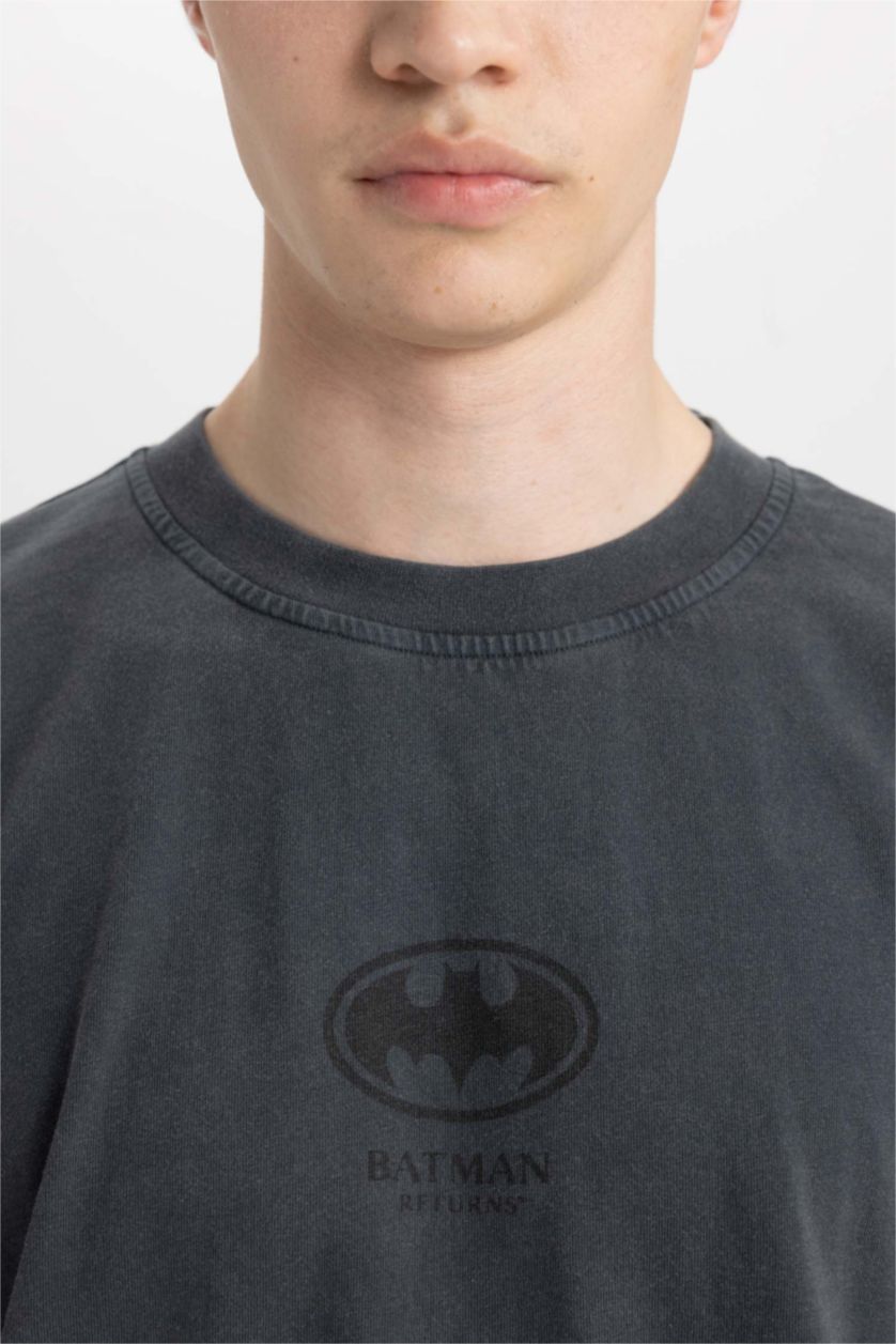 MAN Grey Oversize Fit Short Sleeve T-Shirt