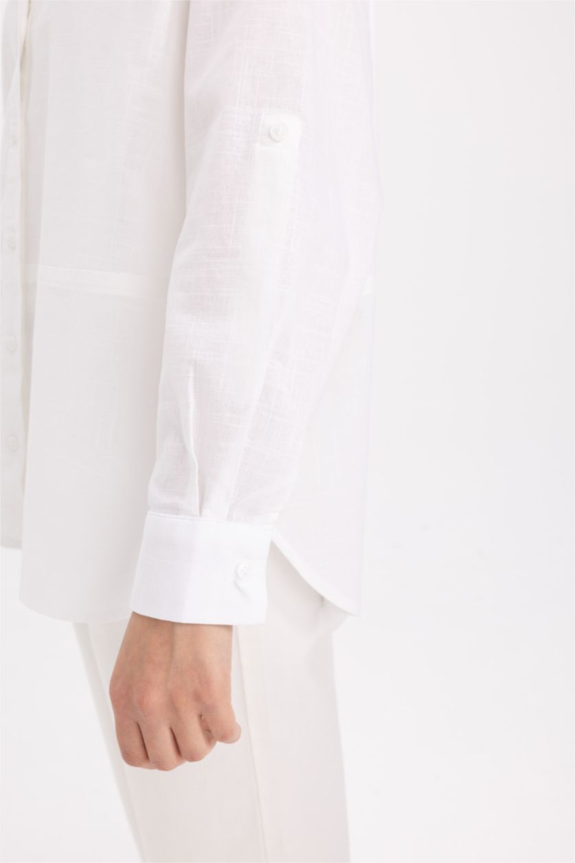 WOMAN White Relax Fit Long Sleeve Tunic