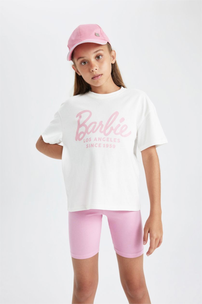 Девочки и подростки Бежевый Футболка с коротким рукавом для девочек