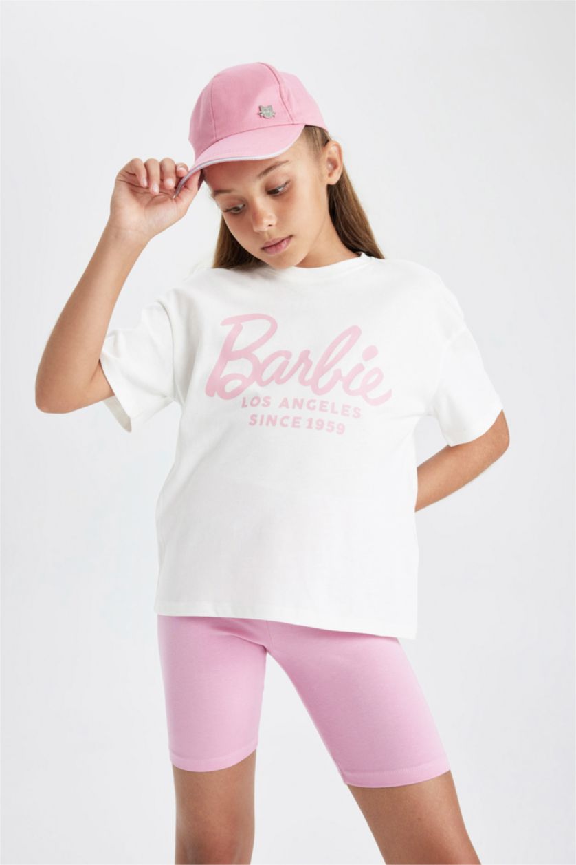 Девочки и подростки Бежевый Футболка с коротким рукавом для девочек