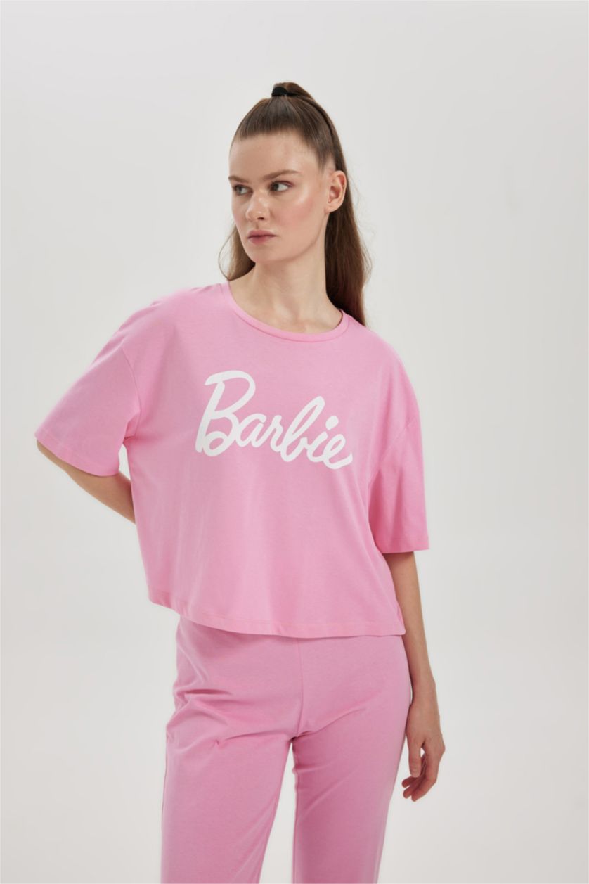 Woman Pink 2 piece Regular Fit Barbie Licensed Set