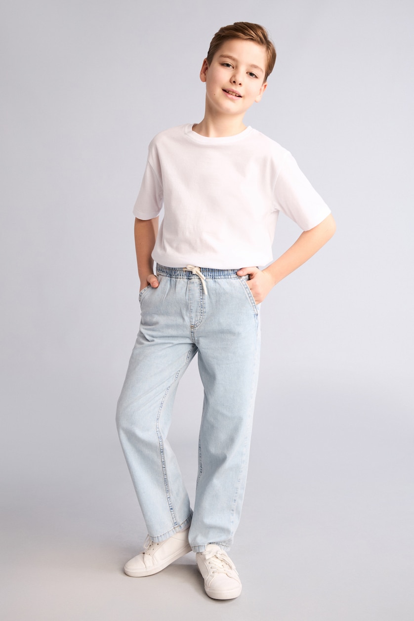 Young Boys - Teen Boys Light Blue Boy Straight Fit Straight Leg Jeans