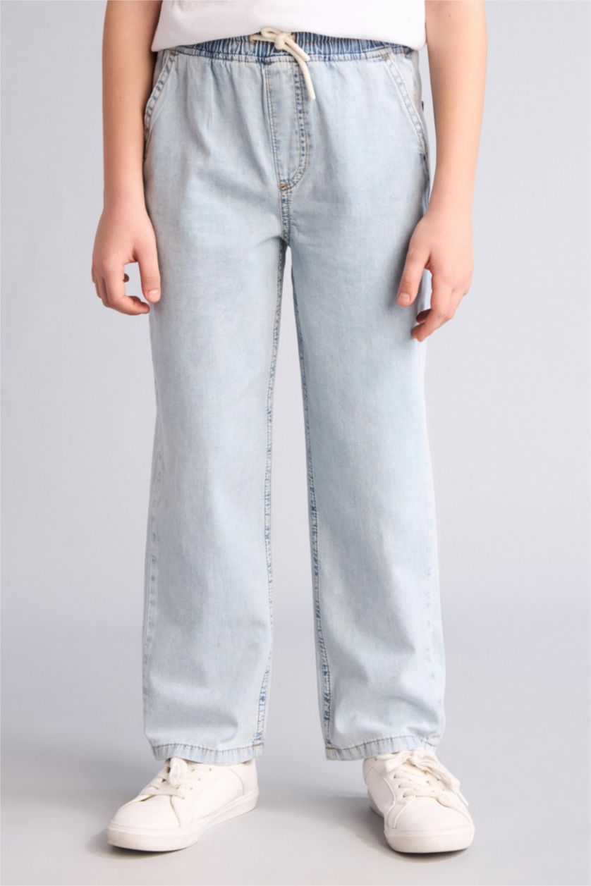 Young Boys - Teen Boys Light Blue Boy Straight Fit Straight Leg Jeans
