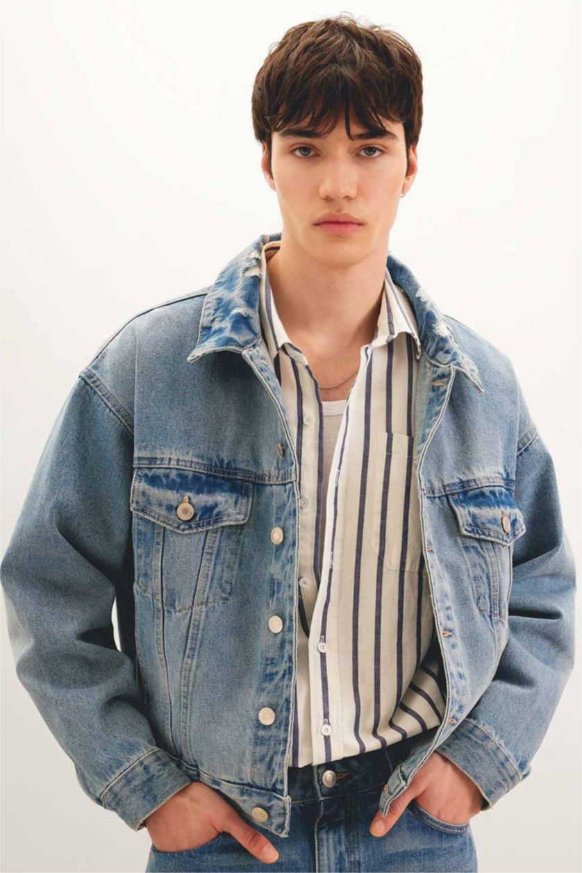 Ерлер Көк Куртка