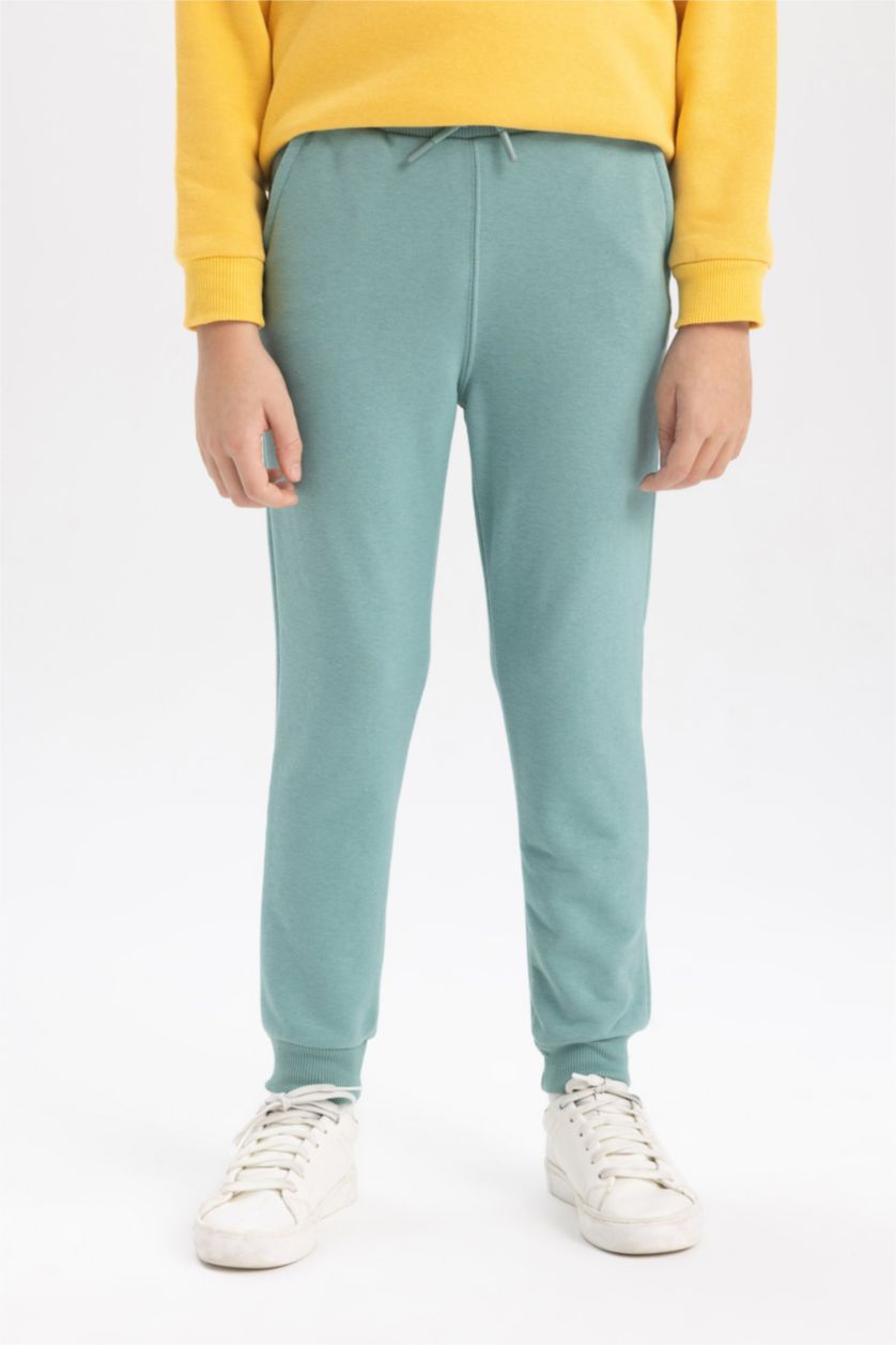 BOYS & TEENS Light Green Boy Jogger Sweatpants