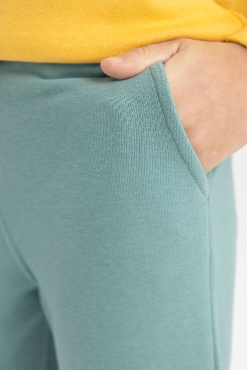 BOYS & TEENS Light Green Boy Jogger Sweatpants