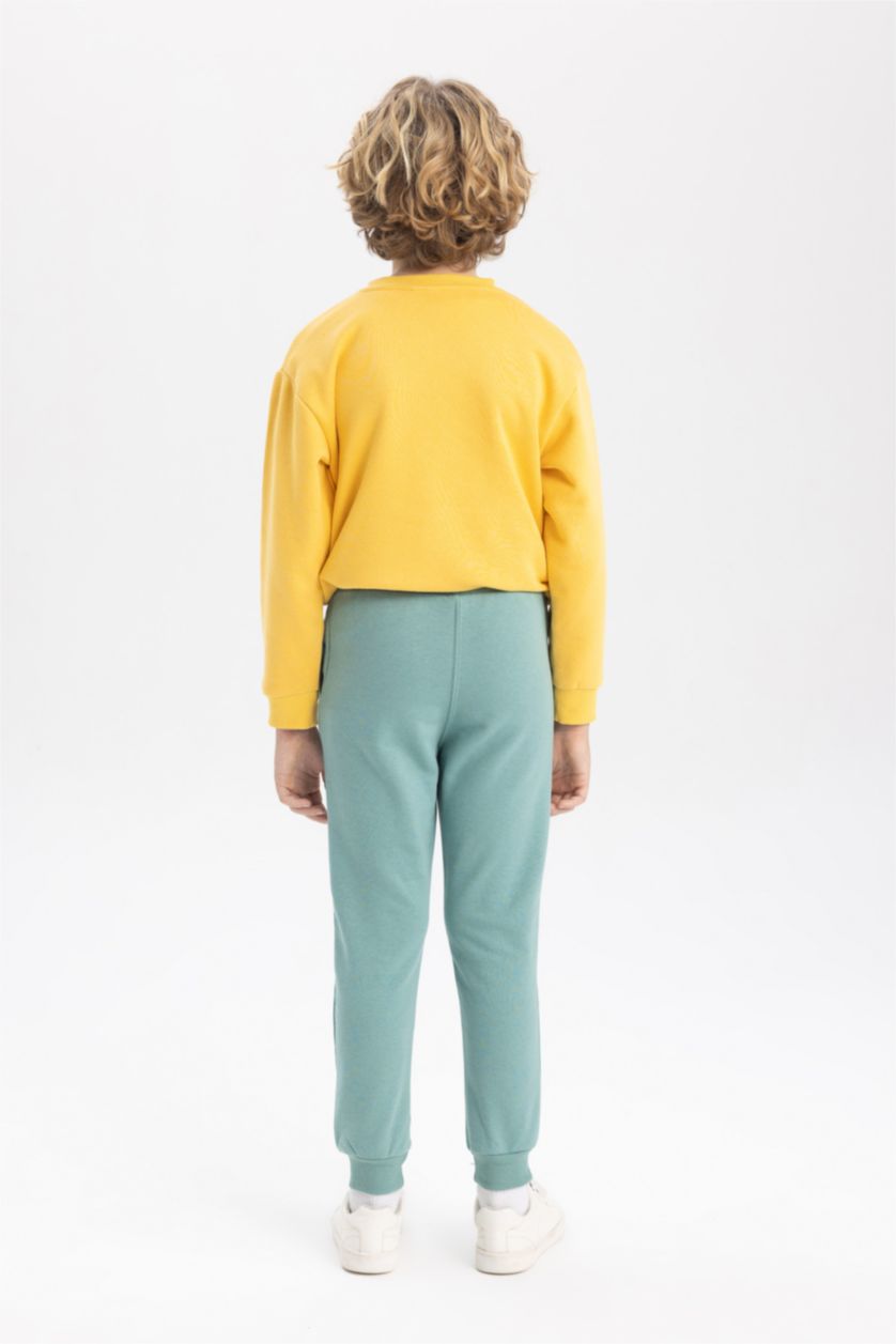 BOYS & TEENS Light Green Boy Jogger Sweatpants