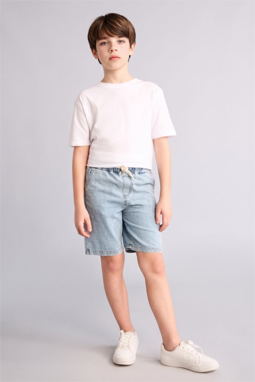 Boys & Teens Light Blue Boy Shorts