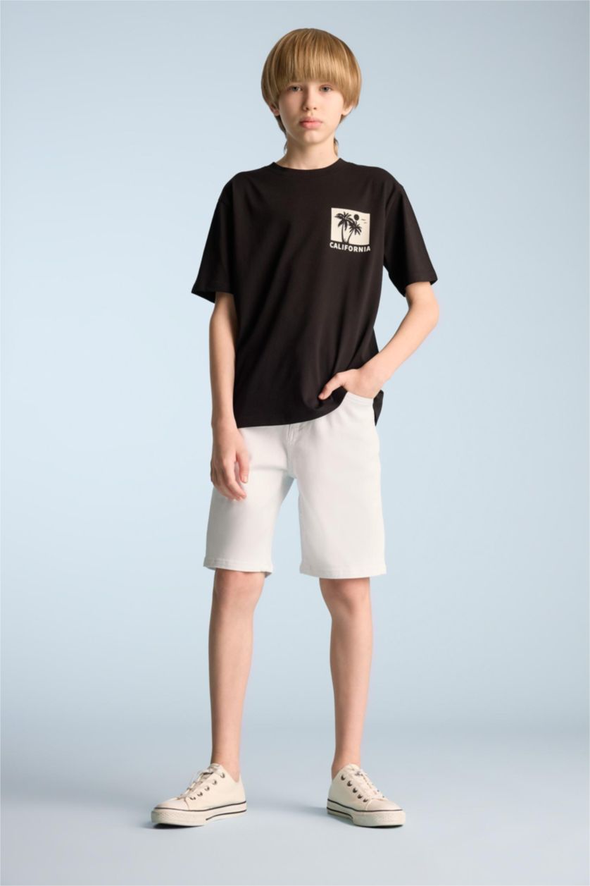 BOYS & TEENS White Boy White Jean Shorts