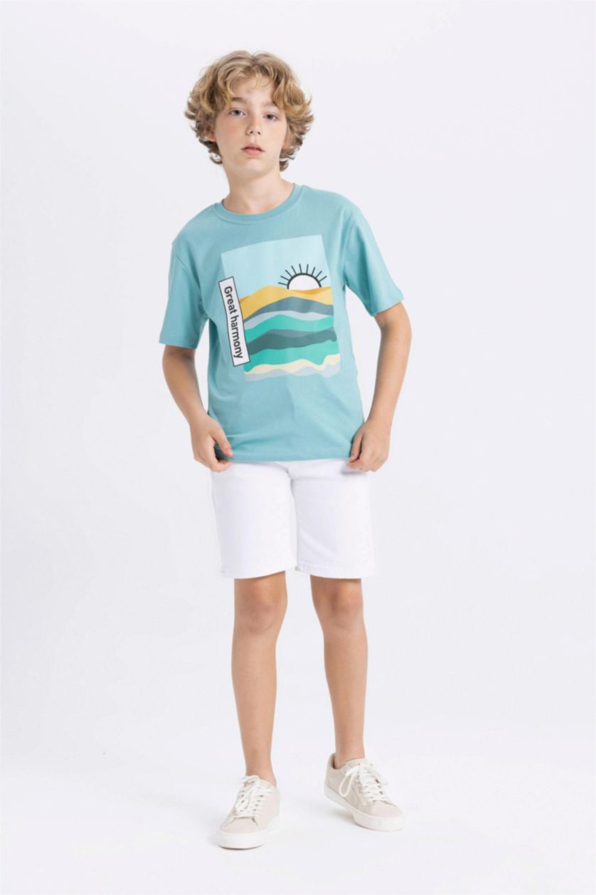 BOYS & TEENS White Boy White Jean Shorts