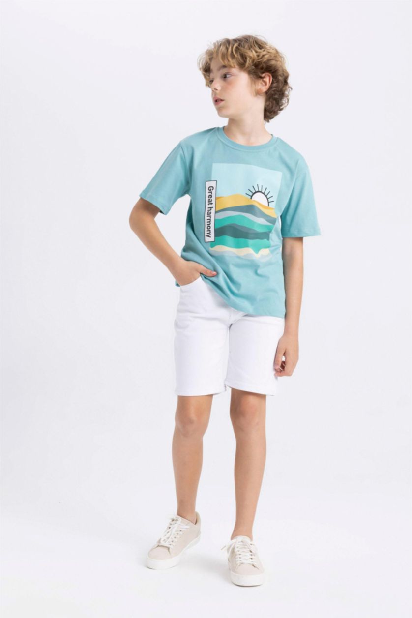 BOYS & TEENS White Boy White Jean Shorts