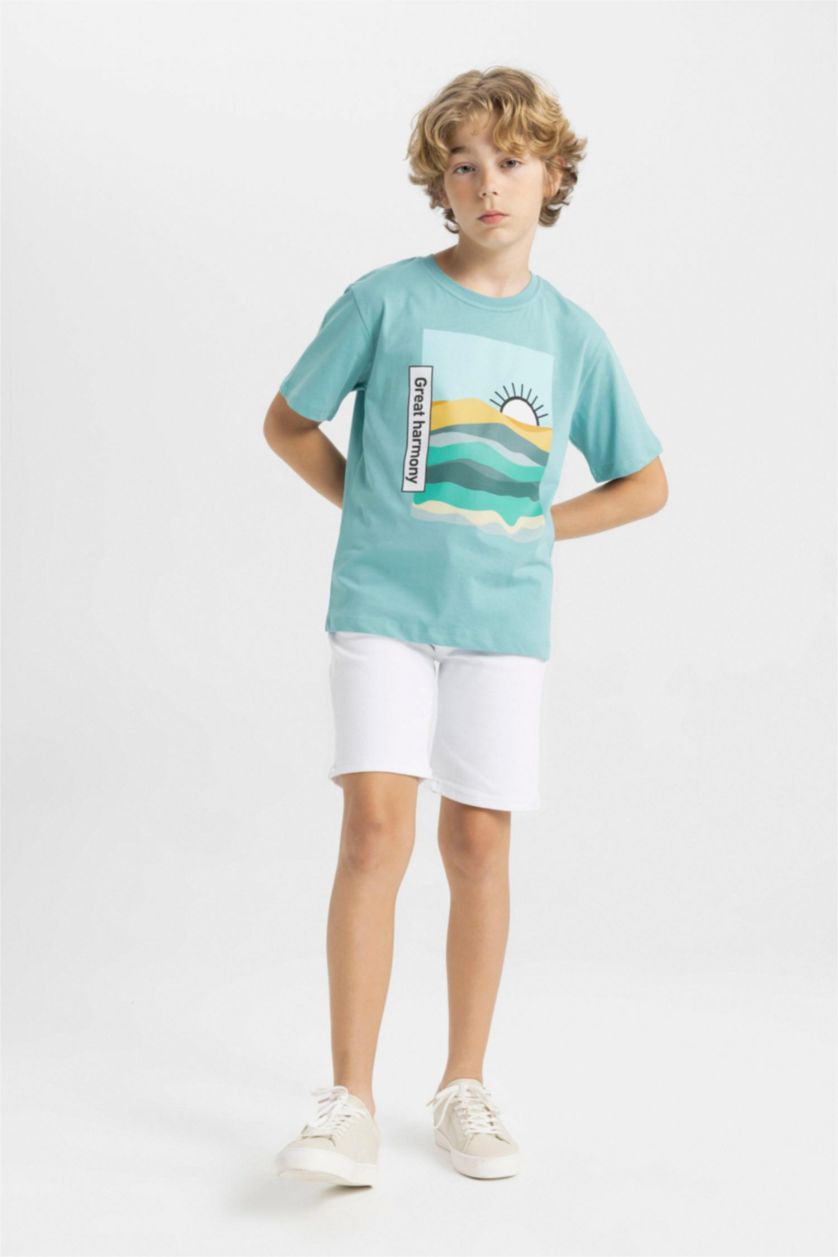 BOYS & TEENS White Boy White Jean Shorts