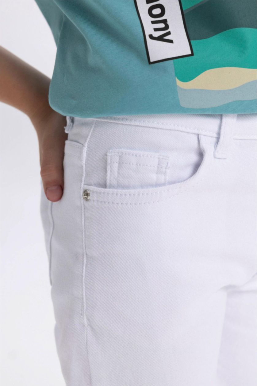 BOYS & TEENS White Boy White Jean Shorts