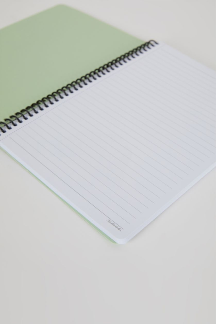 بناتي أخضر دفتر مذكرات 16;5x22;5 سم مخطط من ميكي ماوس