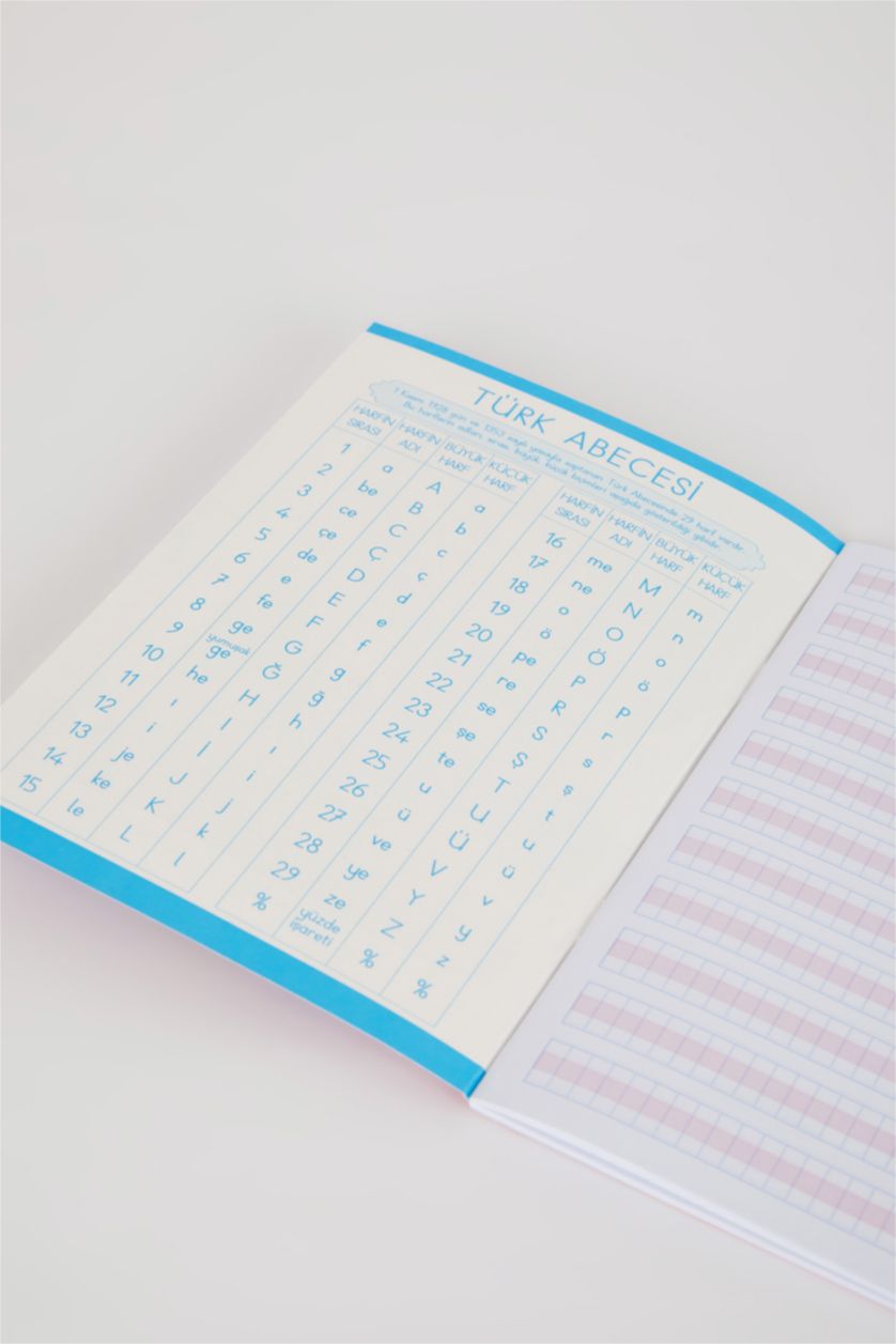 Kadın Mavi LOL Desenli 14,8x21 cm Yazı Defteri