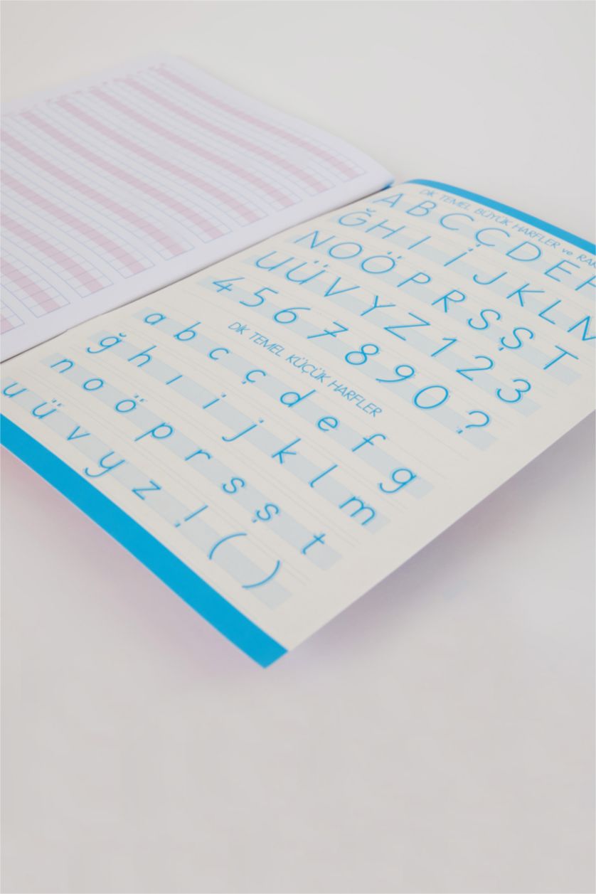 Kadın Mavi LOL Desenli 14,8x21 cm Yazı Defteri