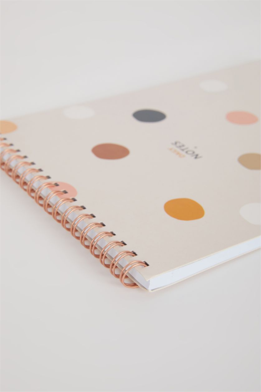 نساء زهري دفتر ملاحظات 17x24 سم مخطط منقط