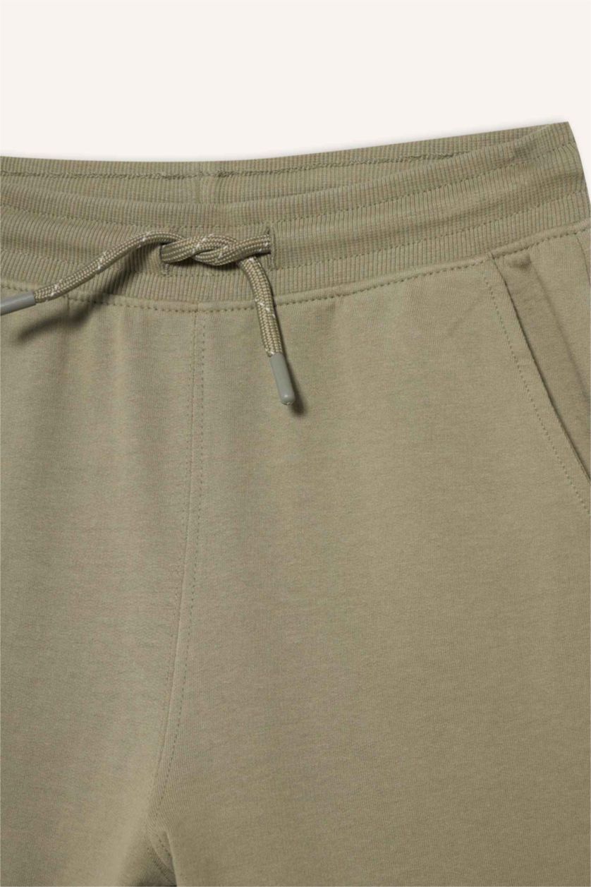 Мальчики и подростки Зеленый Шорты стандартного кроя из тонкой ткани для мальчиков