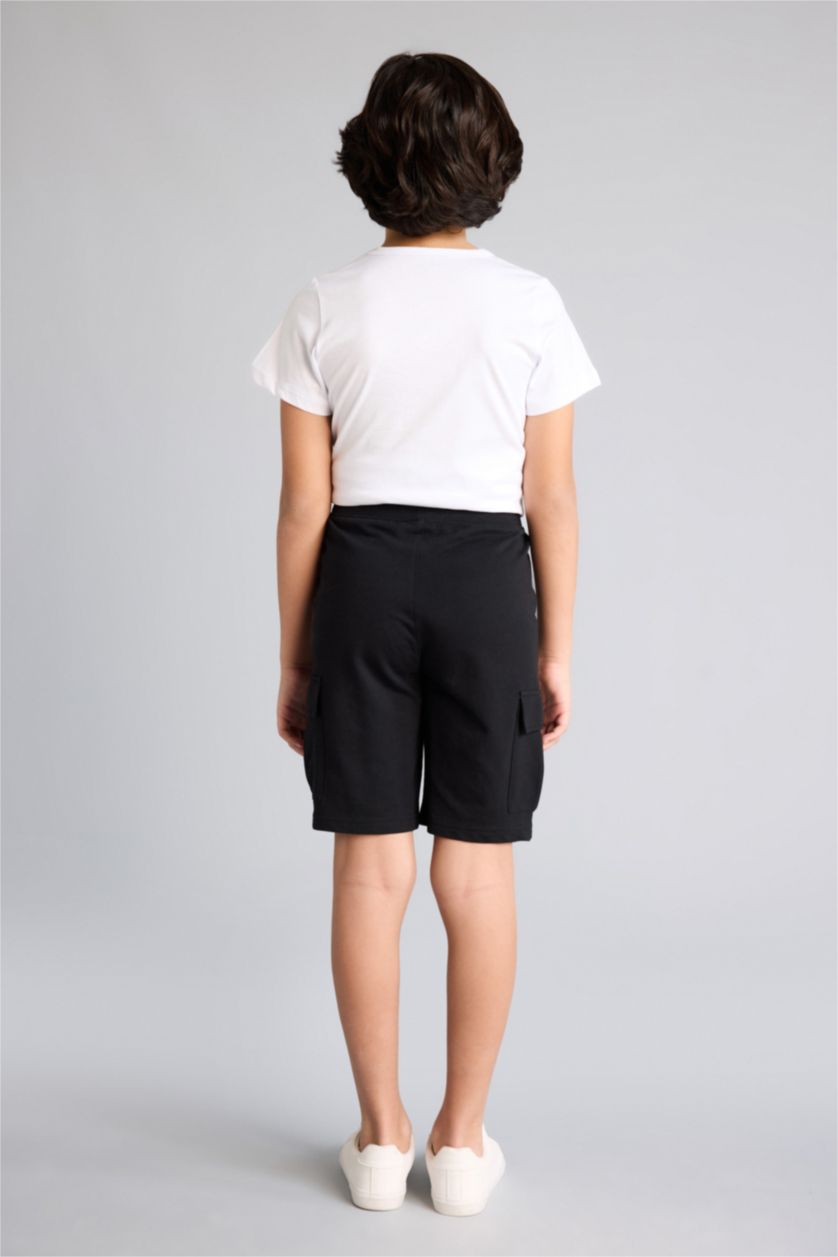 Ұлдар Және Жасөспірімдер қара Ұлдарға қалыпты пішім Шолақ шалбар