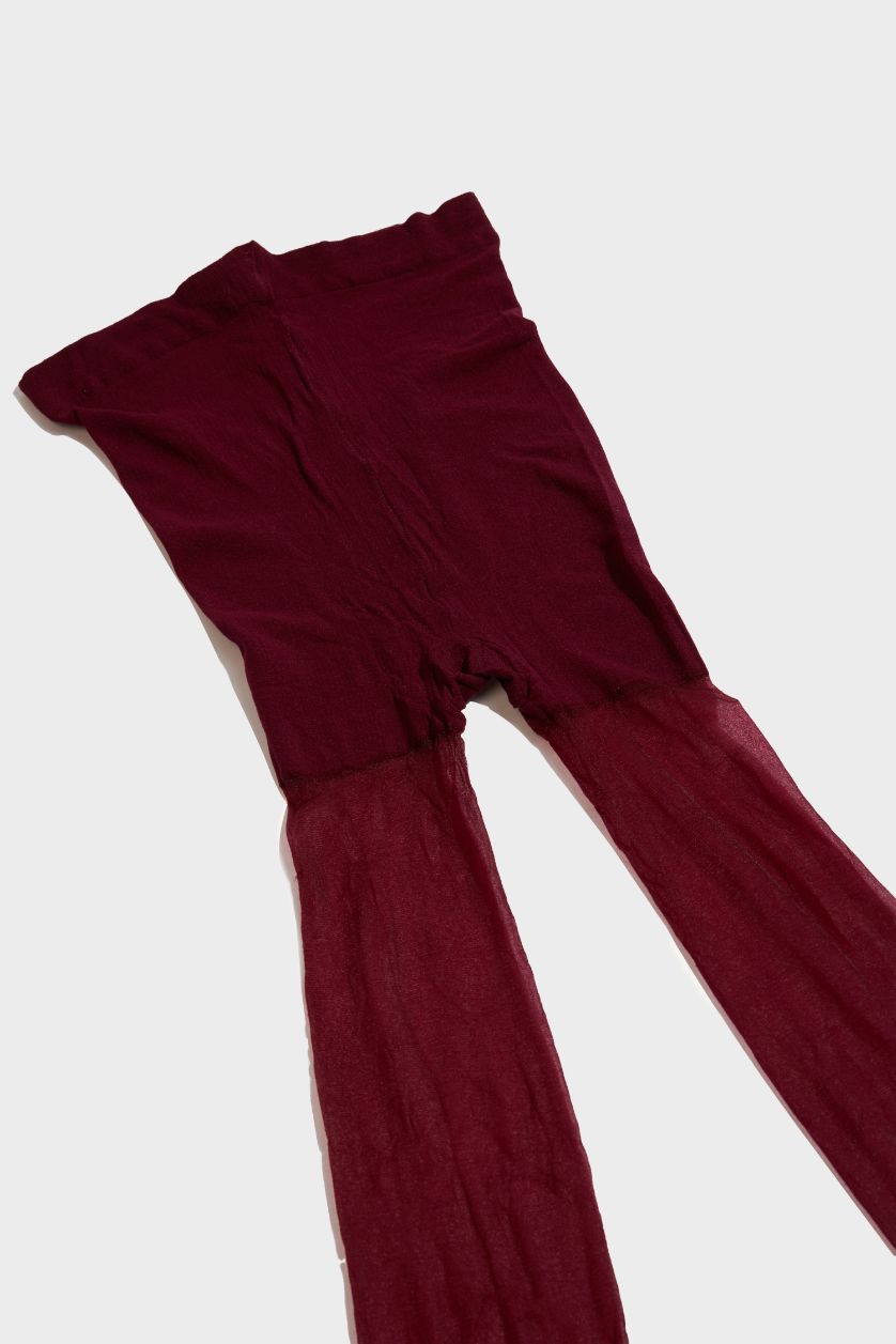 Kadın Bordo Kadın Bordo 15 Denye Külotlu Çorap