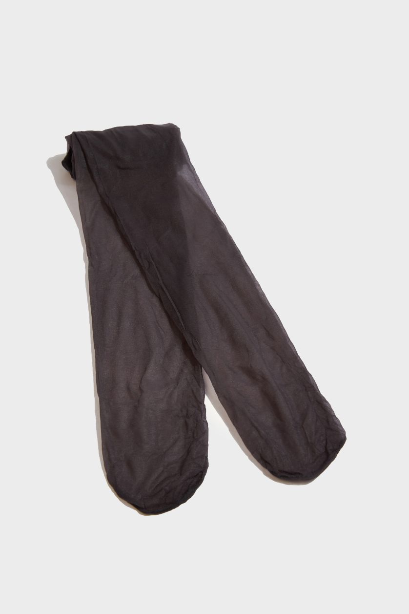 Kadın Koyu Antrasit Külotlu Çorap