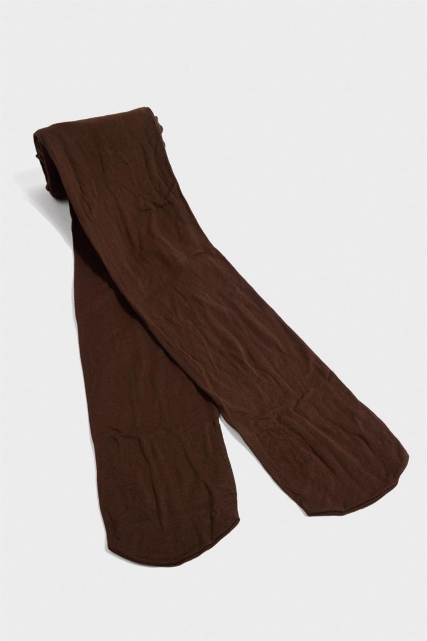 Kadın Açık Kahve Külotlu Çorap