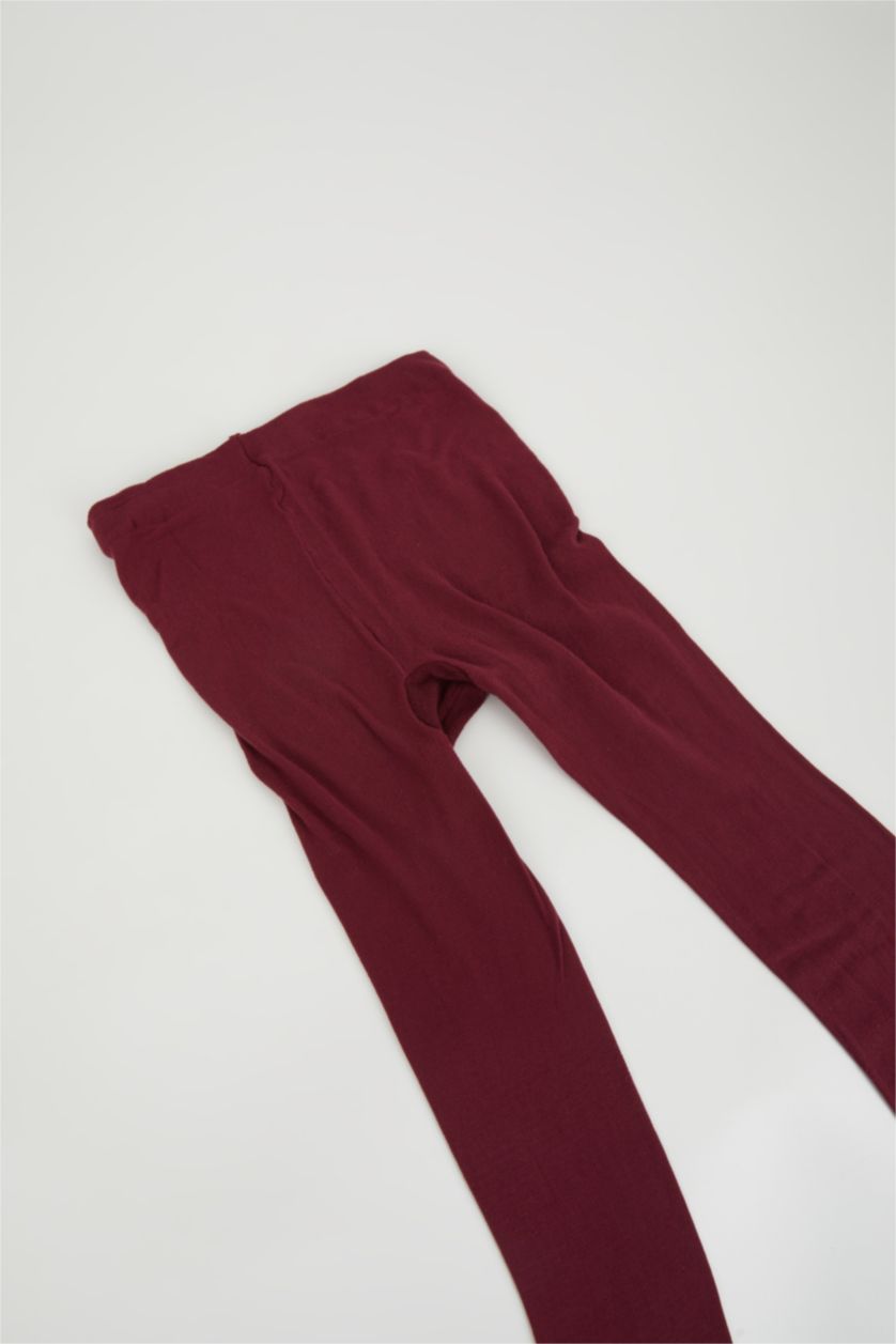 Kadın Bordo 40 Den Kadın Külotlu Çorap