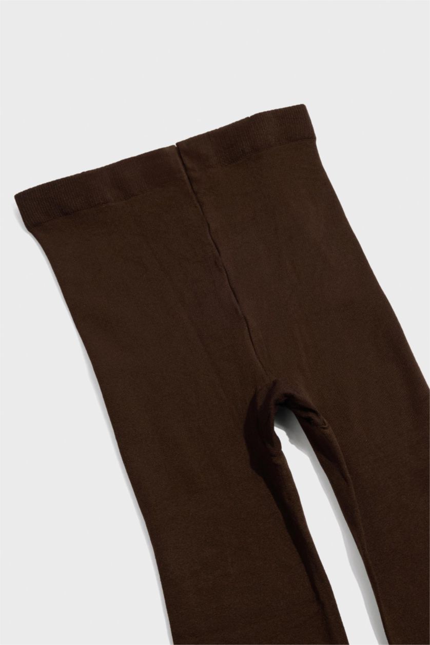 Women Dark Brown Tights
