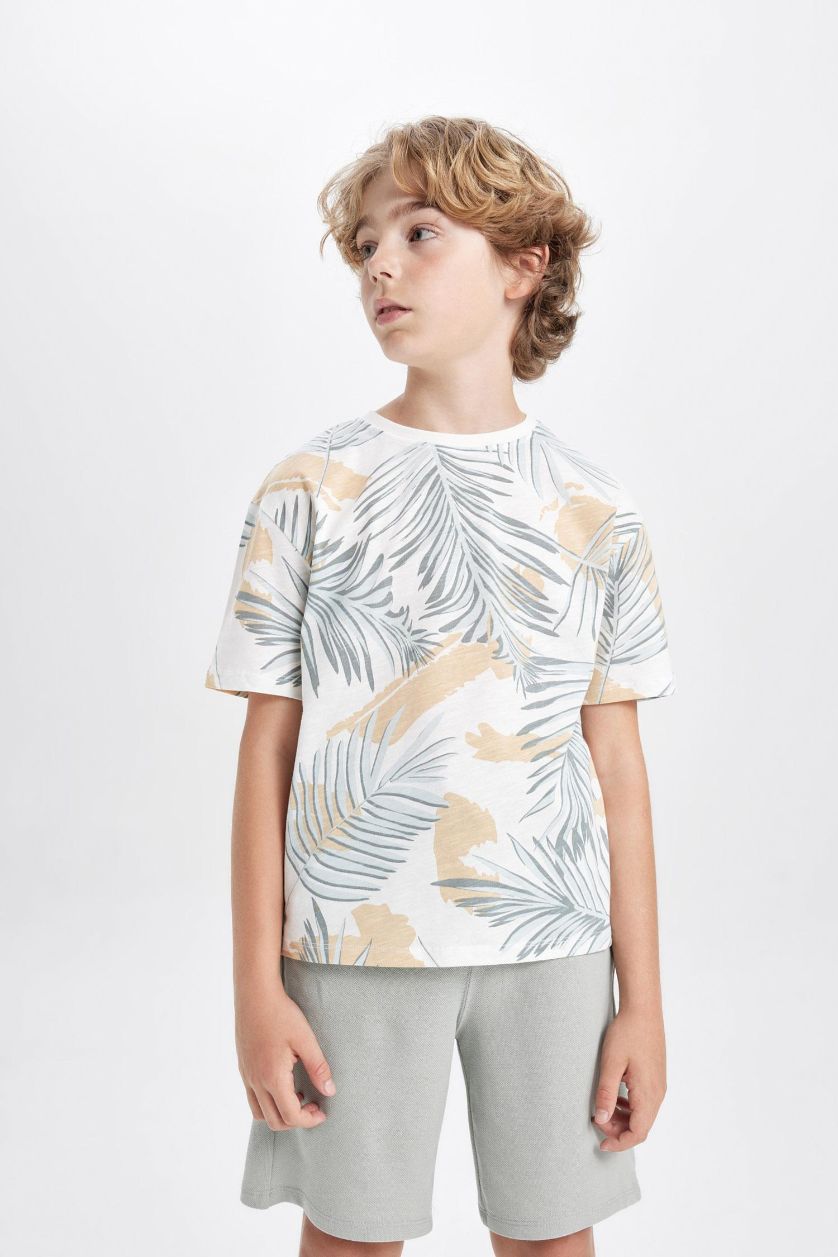 Boys & Teens Light Green Boy Basic Pique Shorts