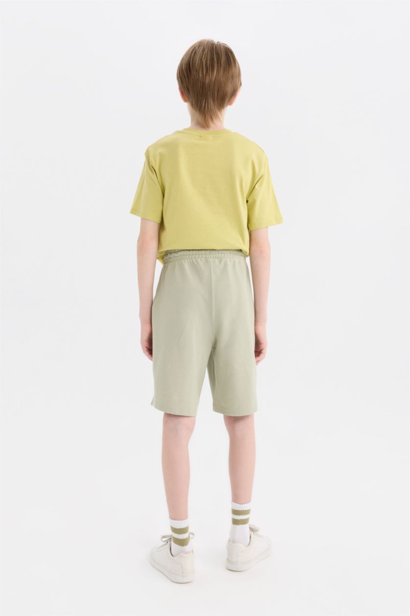 Ұлдар Және Жасөспірімдер Жеңіл хаки Ұлдарға қалыпты пішім Шолақ шалбар