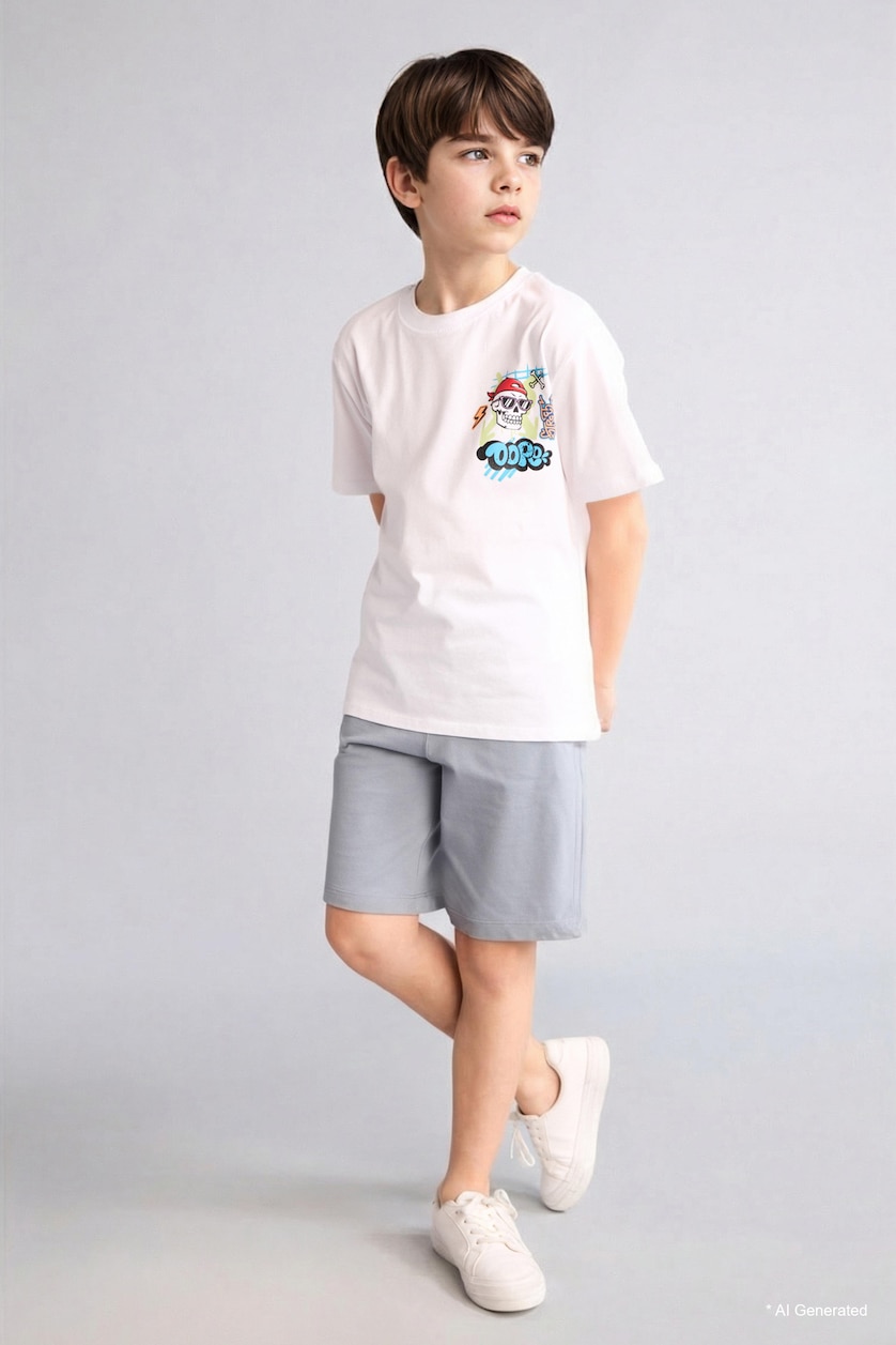 GARÇONS Gris Short piqué pour garçon
