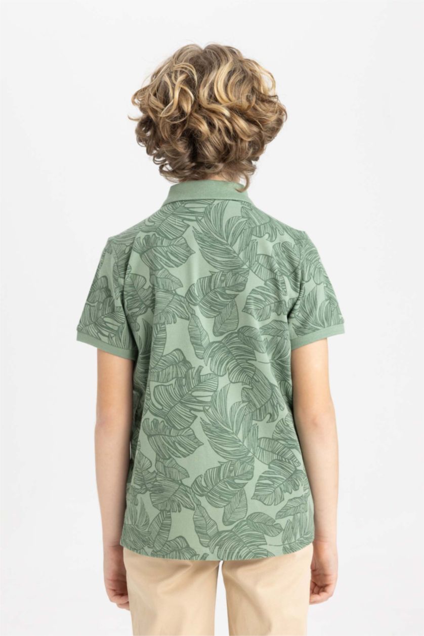 أولاد أخضر فاتح تيشيرت بولو ولادي نص ردن بيكة قصة عادية