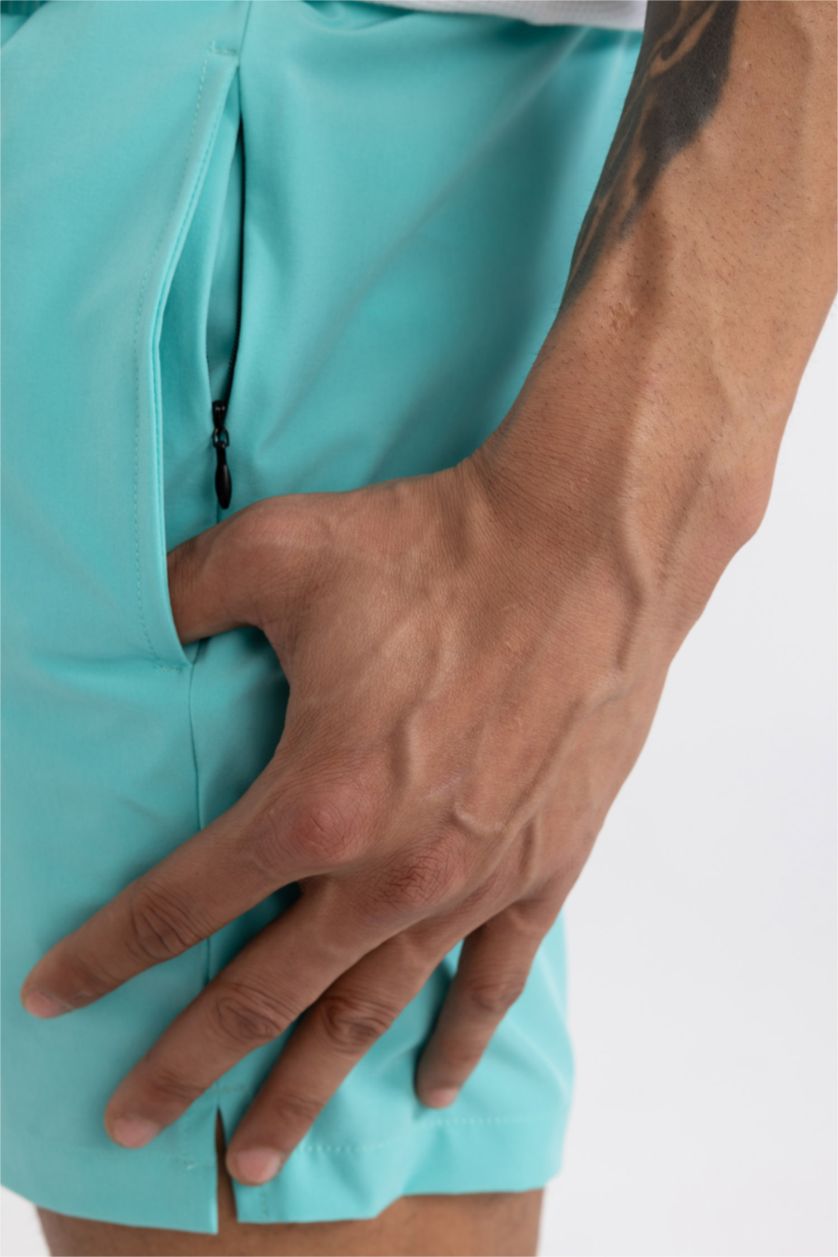 Erkek Deniz Mavisi Kısa Boy