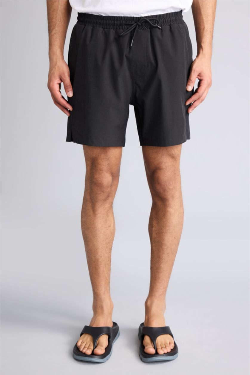 رجال أسود شورت بحر قصير من DeFactoFit